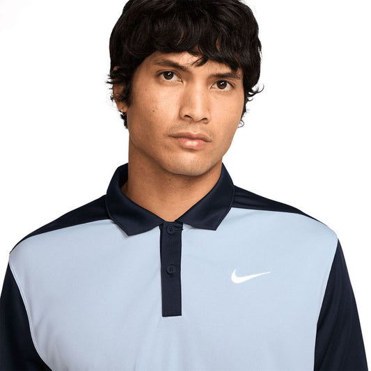 DF Victory+ Polo Blocked Light Blue