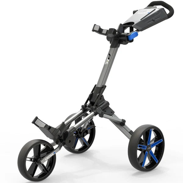 Micra Push Cart Gun Metal/Blue