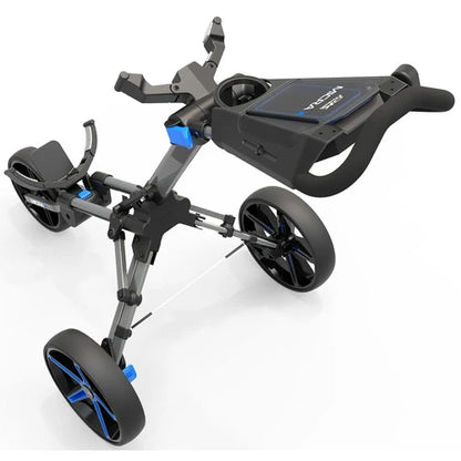 Micra Push Cart Gun Metal/Blue