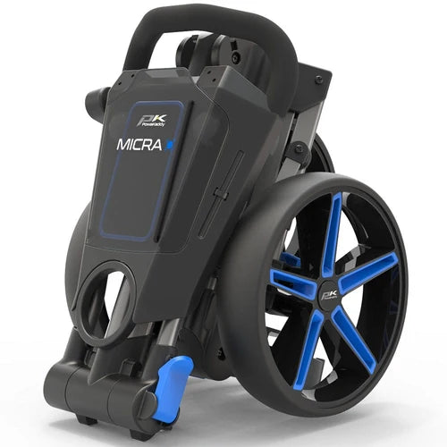 Micra Push Cart Gun Metal/Blue