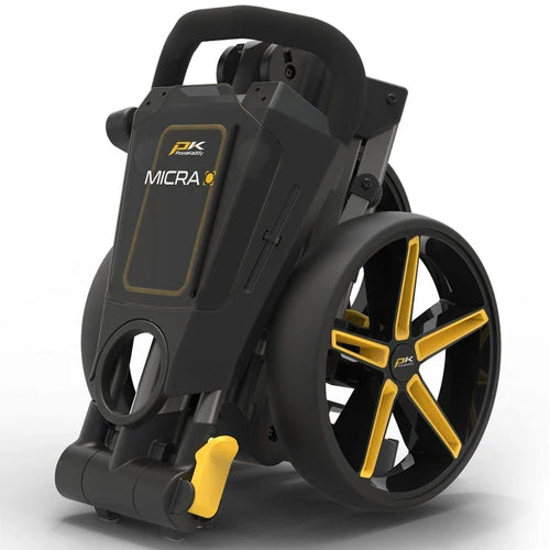 Micra Push Cart Gun Metal/Yellow