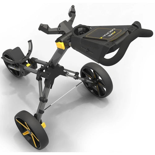 Micra Push Cart Gun Metal/Yellow