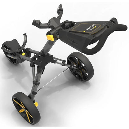 Micra Push Cart Gun Metal/Yellow