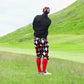 Plus 4s Diamonds Black/White/Red