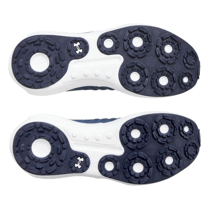 UA Phantom Fore Waterproof Spikeless Golf Shoes - Navy