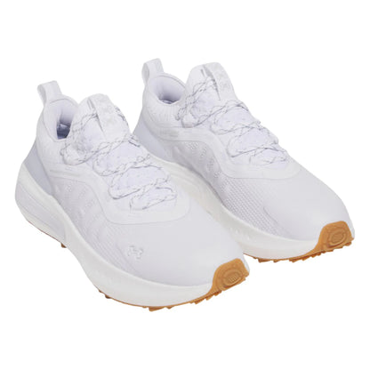 UA Phantom Fore Waterproof Spikeless Golf Shoes - White