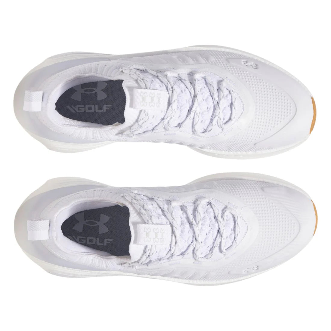 UA Phantom Fore Waterproof Spikeless Golf Shoes - White