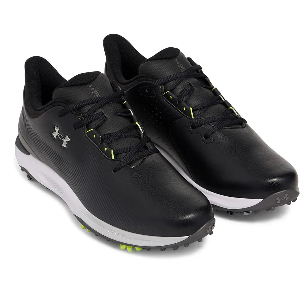 UA Drive Fade Waterproof Spiked Golf Shoes - Black