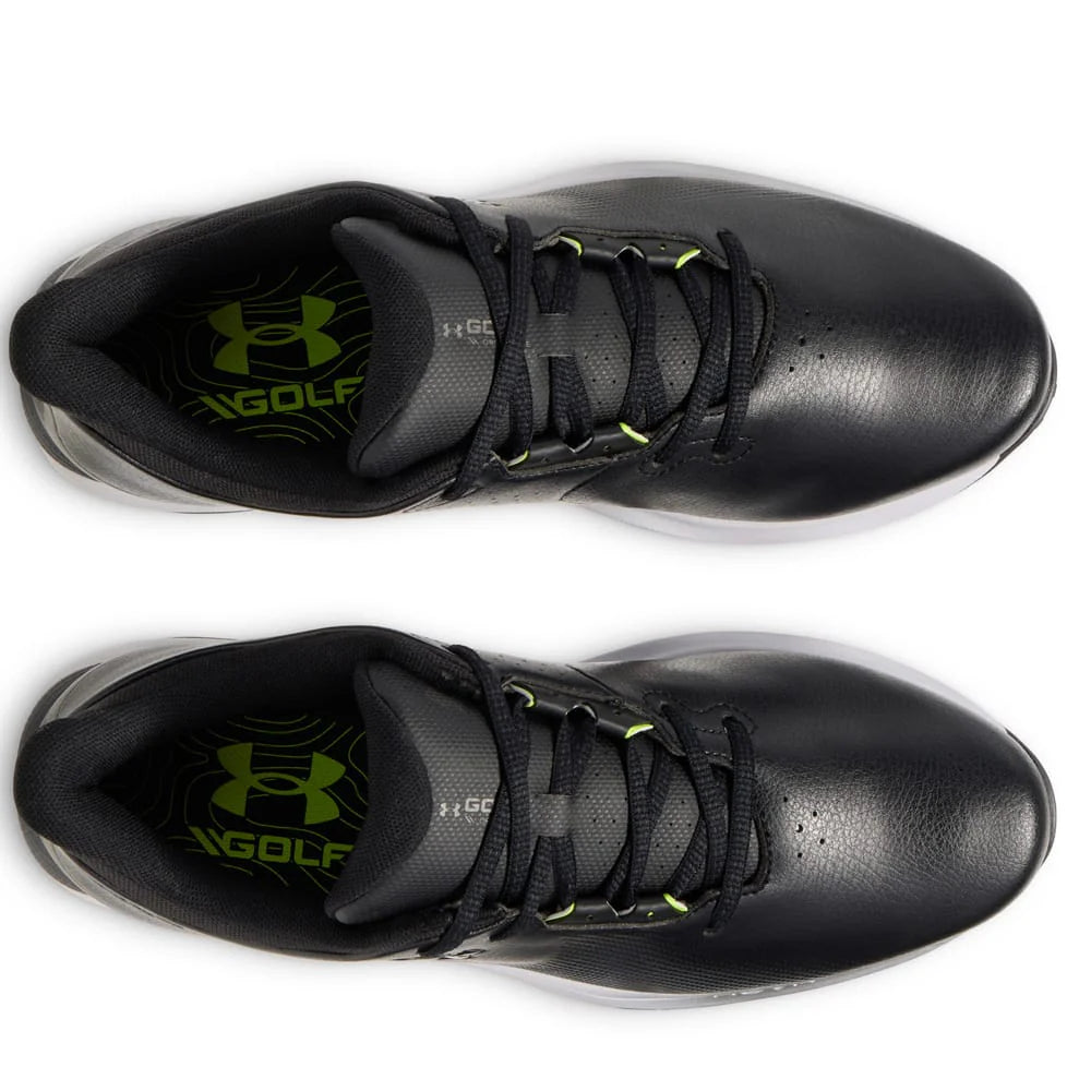UA Drive Fade Waterproof Spiked Golf Shoes - Black
