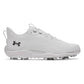 UA Drive Pro Clone Spiked Golf Shoes - White