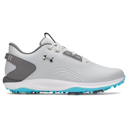 UA Drive Fade 2 Waterproof Spiked Golf Shoes - Grey / Steel