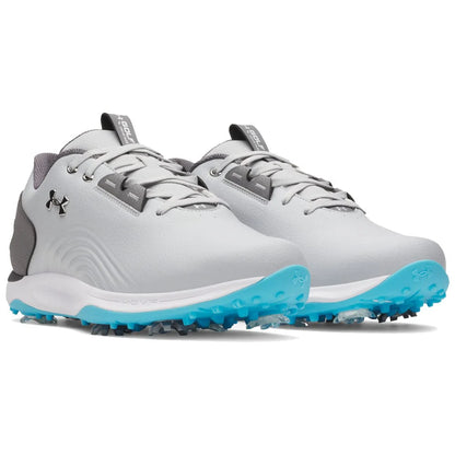 UA Drive Fade 2 Waterproof Spiked Golf Shoes - Grey / Steel