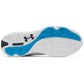 UA Drive Fade 2 Waterproof Spikeless Golf Shoes - White / White / Metallic Silver