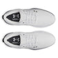 UA Drive Glide SL Waterproof Spikeless Golf Shoes - White / Midnight Navy