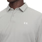 UA T2G Pique Polo Shirt - Titanium / White