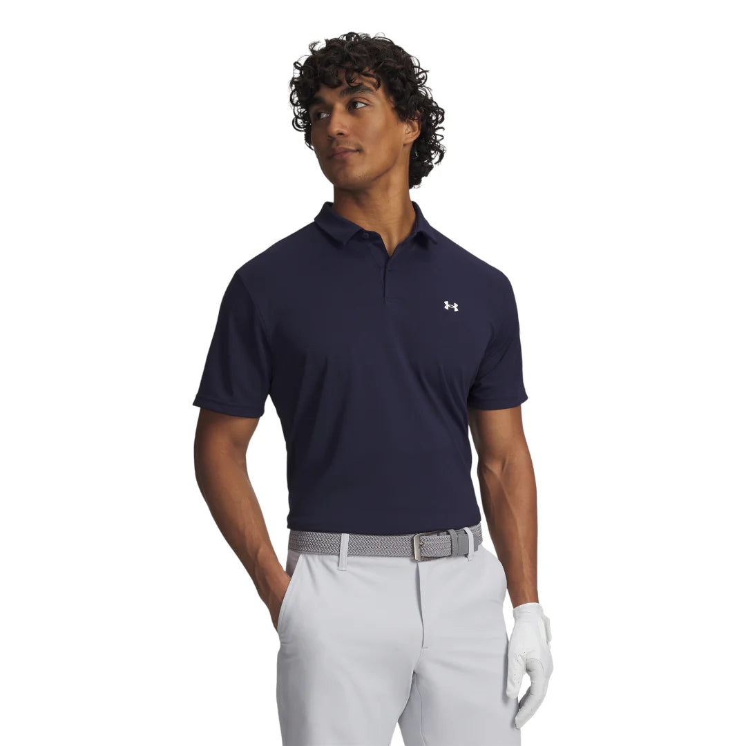 UA T2G Pique Polo Shirt - Navy