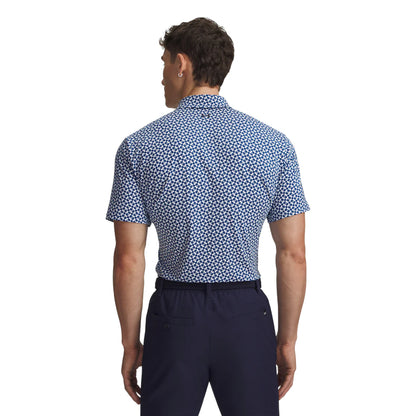 UA T2G Printed Polo Shirt - Varsity Blue / White