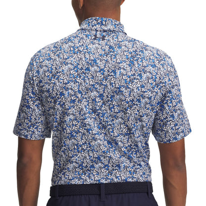 UA Playoff 3.0 Printed Polo Shirt - Blue / White Flowers