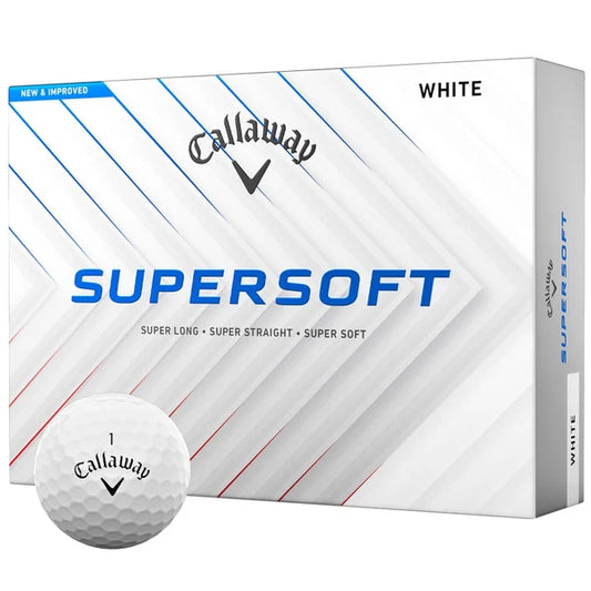 Supersoft 25 Balls White Dozen