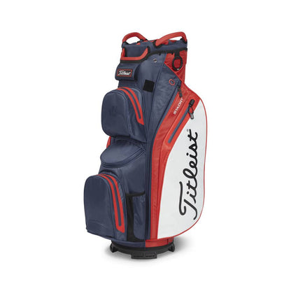 Titleist Cart 14 StaDry Waterproof Cart Bag - Red/Navy/White
