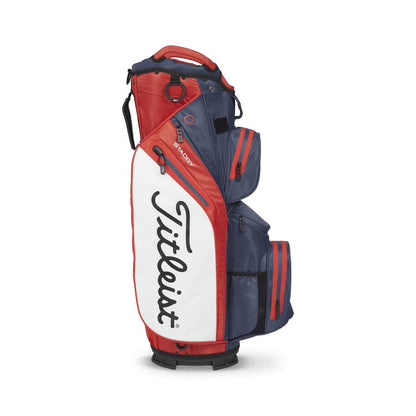 Titleist Cart 14 StaDry Waterproof Cart Bag - Red/Navy/White