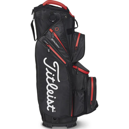 Titleist Cart 14 StaDry Waterproof Cart Bag - Black/Red