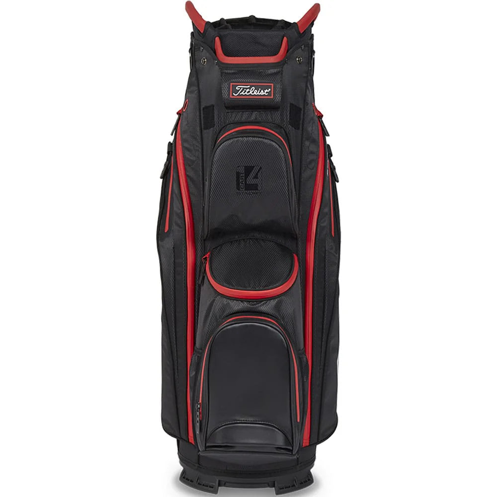Titleist Cart 14 StaDry Waterproof Cart Bag - Black/Red