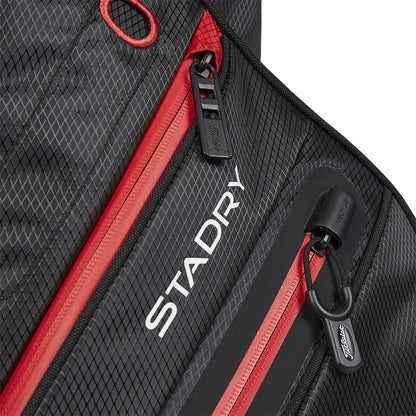 Titleist Cart 14 StaDry Waterproof Cart Bag - Black/Red
