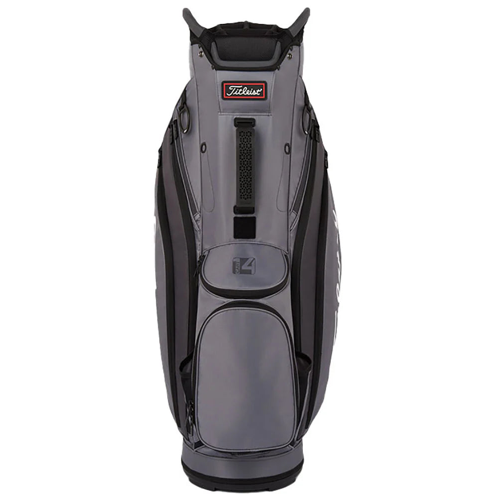 Titleist Cart 14 Lightweight Cart Bag - Charcoal / Graphite / Black