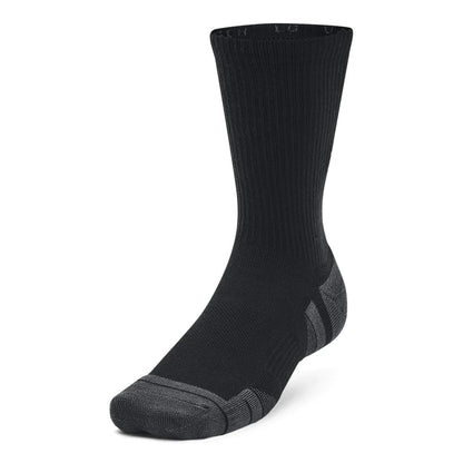 Performance Tech 3pk Crew Socks - Black