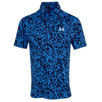 UA T2G Printed Polo Shirt - Blue / Navy
