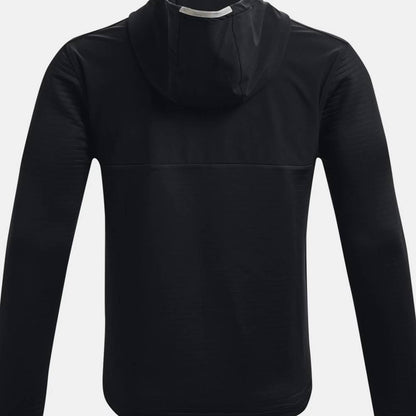 UA Storm Daytona Full Zip Jacket with hoodie black rear view