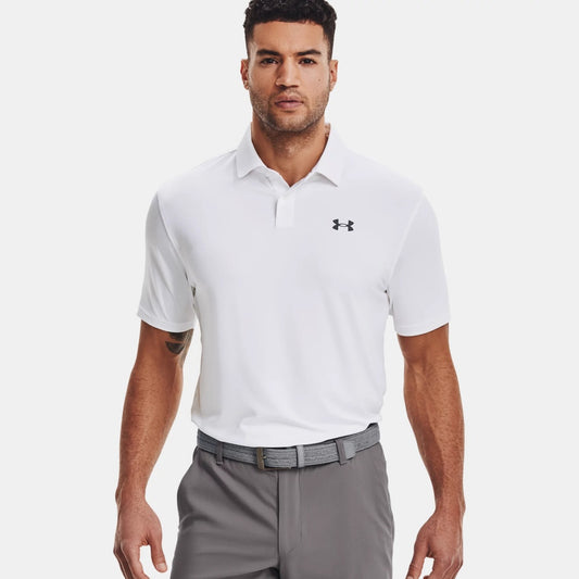 UA T2G Golf Shirt White 1368122 100