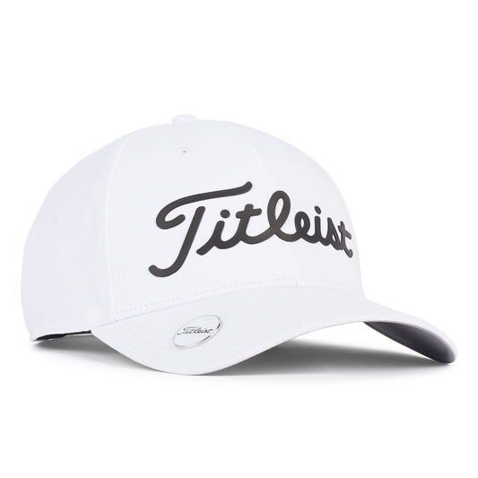 Players Performance Cap White with magnetic ball marker