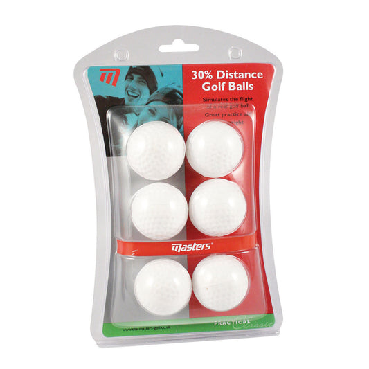 30% Distance Golf Balls pack 6