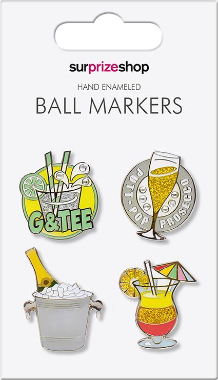 It's 5 O'Clock Somewhere Ball Marker  Set