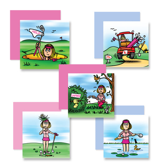 Fun on The Fairway Cards - Pack of 10