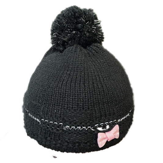 Girls IDA Girls Knitted Bobble Hat