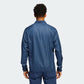 Deboss Quarter Zip Pullover Navy