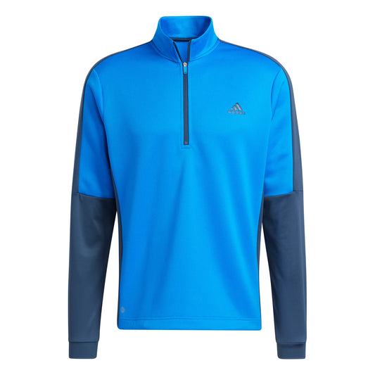 Mens Color Block Quarter Zip Pullover