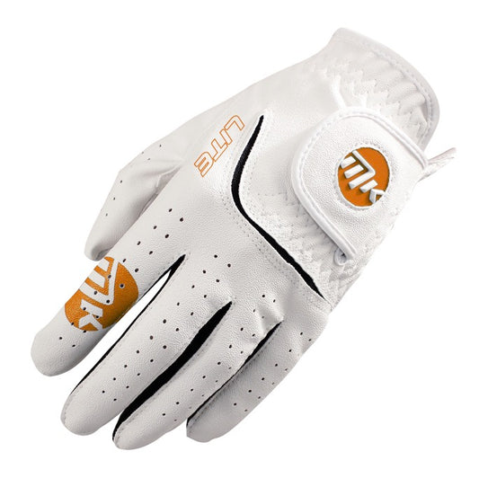 Mkids Orange Junior Golf glove for 6-8 year olds