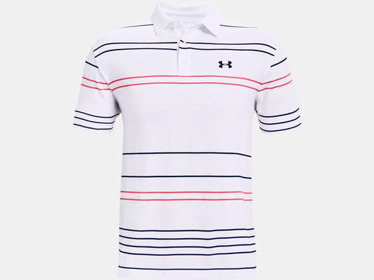 Playoff Polo 2.0 White Stripes