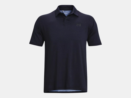 UA T2G Printed Polo Black/Blue