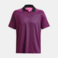 UA Perf 3.0 Printed Polo Black/Pink