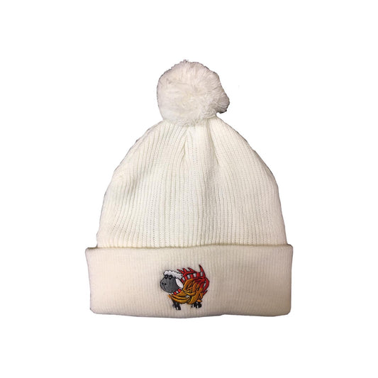 Sheep on Fire Bobble Hat