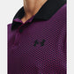 UA Perf 3.0 Printed Polo Black/Pink