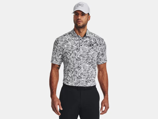 UA Playoff 3.0 Printed Polo White/Black