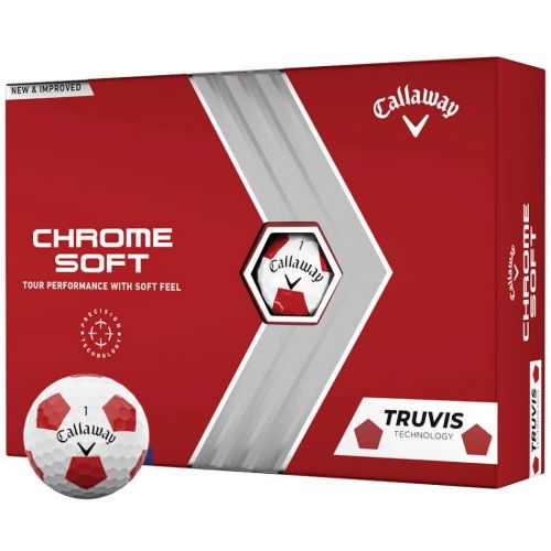 Chrome Soft Truvis - Red 1 dozen