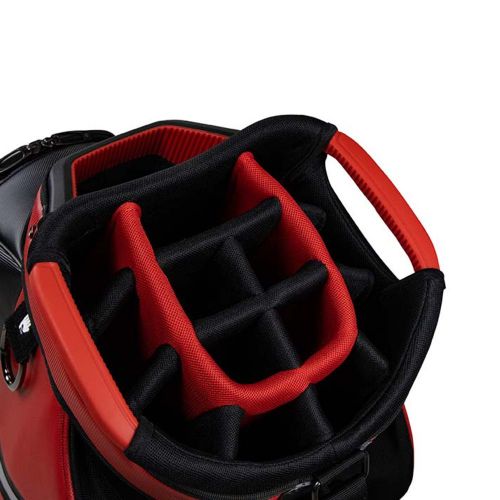 Deluxe Cart Bag Black/Red