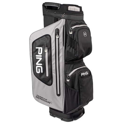 Pioneer Monsoon Waterproof Cart Bag Grey/Black